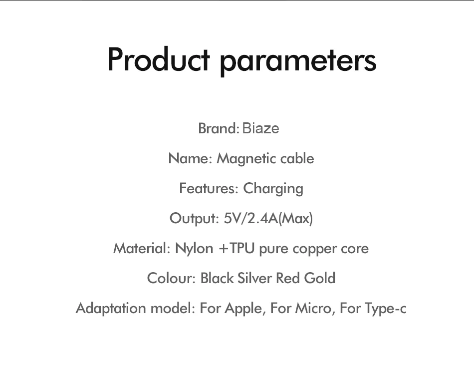 Магнитный кабель ROCK, Micro usb type-C кабель для iPhone 11, samsung, Xiaomi, huawei, быстрая зарядка, магнитное зарядное устройство, USB C кабели, 1 м, 2 м