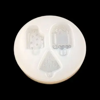 

DIY Carrot Flower Ice Cream Star Pendant Silicone Resin Mold Jewelry Making Tool 634D