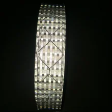 Высокий свет мигает Предупреждение Отражающая пленка ПВХ для Костюмы светоотражающий жилет полосы отражающий ПВХ-материал