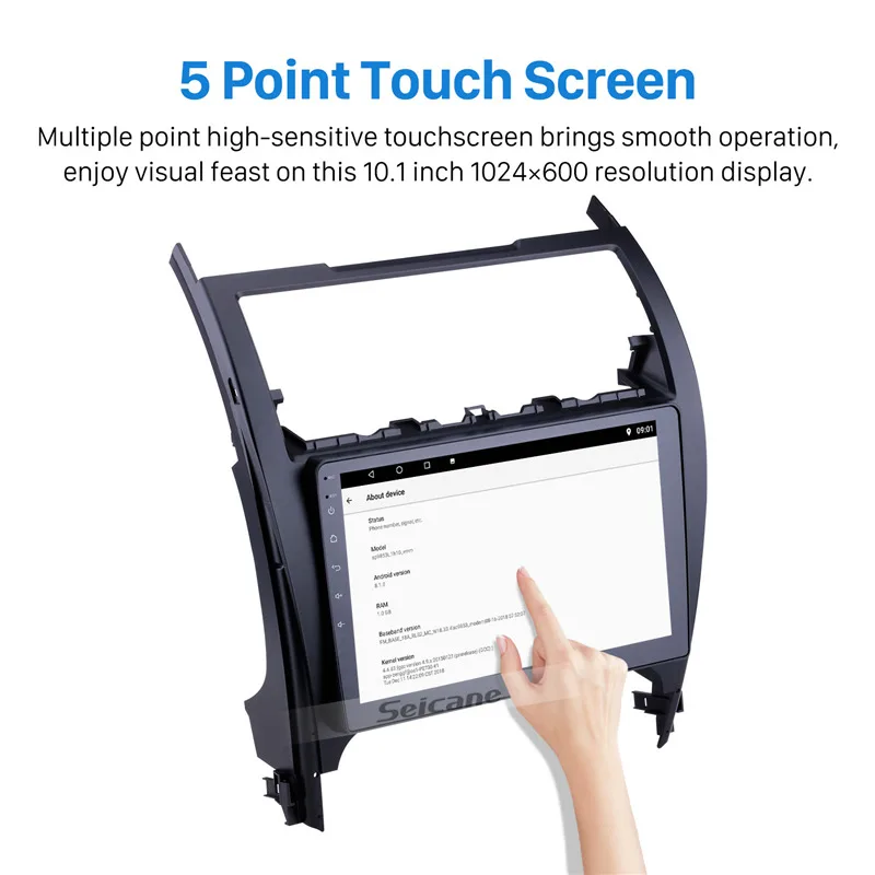 Seicane Android 10.0 RDS Car Radio Auto Stereo Head Unit Player For TOYOTA CAMRY 2012 2013 2014 2015 2016 2017 GPS Navigation