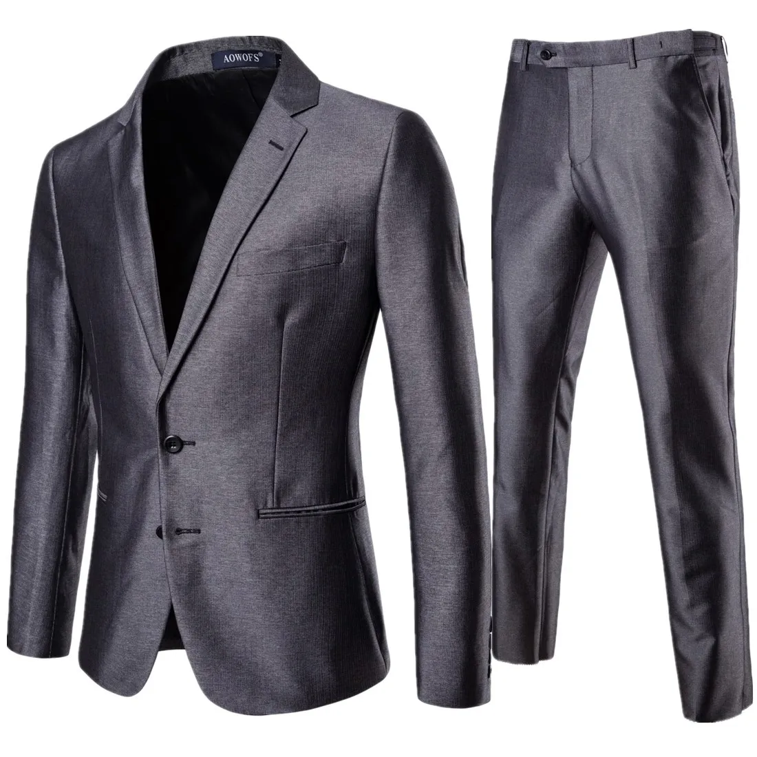 

XF010 New Fashion Four Seasons Men's Suit 2 Pieces Business Suit Best Man Groom Wedding Dress Mens Blazer