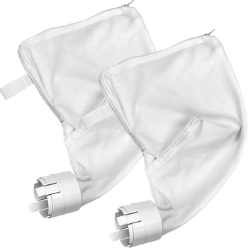

HOT 2 Pcs Pool Cleaner Bags Fits for Polaris 360 & 380 Compatible Heavy Duty Pool Vacuum Cleaner Zipper Replacement Bag