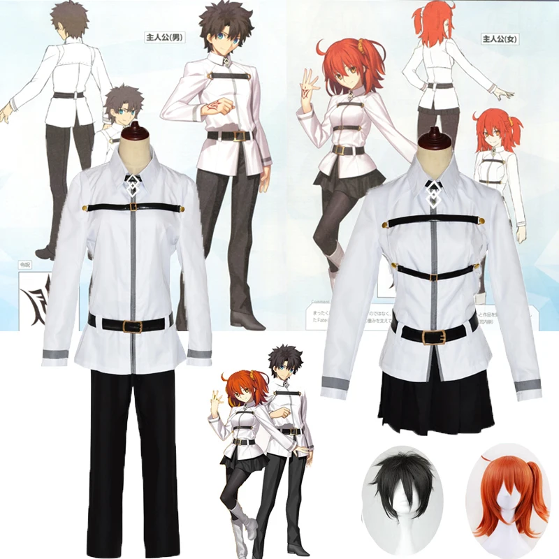 Hot Game Fate Grand Order Cosplay Gudako Grand Master Fujimaru Ritsuka Cosplay Costume School Uniforms Cloak Halloween Costumes Scary Costumes Aliexpress