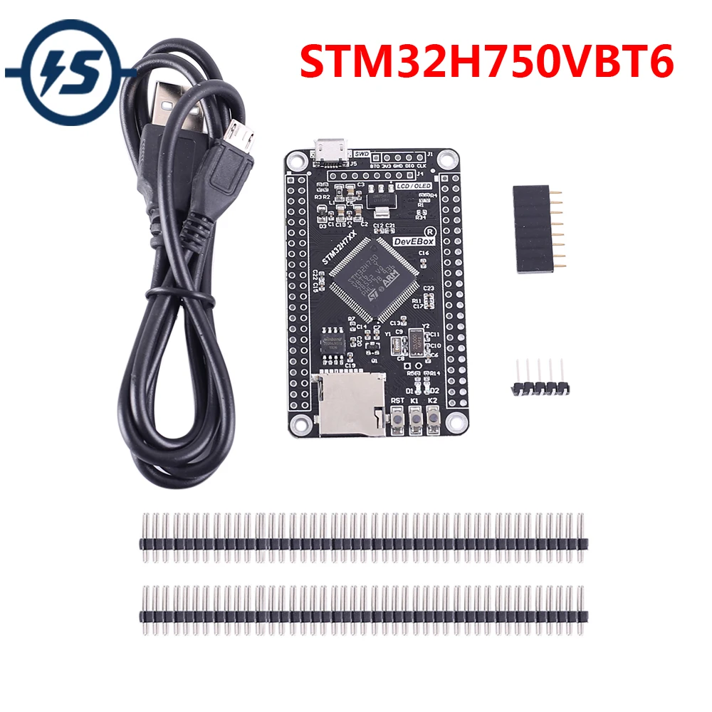 STM32H750VBT6 макетная плата ARM STM32H750 SWD программируемый MCU контроллер STM32 Cortex M7