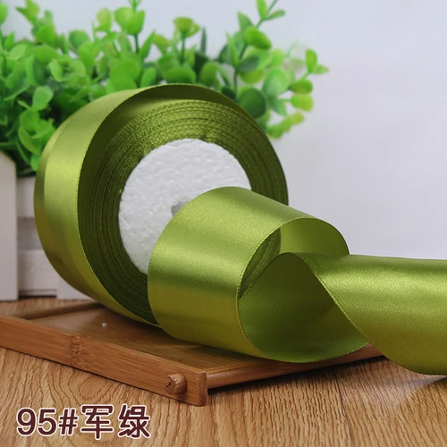 Elegant Silk Satin Ribbons for Gift Wrapping and Event Decoration - White (25 Yards)