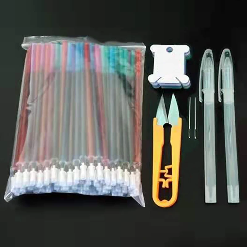 50 шт. водяной стержень со стираемыми чернилами Водорастворимая Ткань ручка для