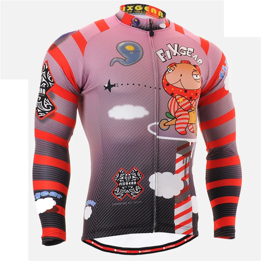 Fixgear Pro team, Мужская футболка с длинным рукавом для велоспорта, весна-осень, одежда для велоспорта, для улицы, для горной дороги, одежда для велоспорта, дышащая