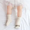 Весенне-осенние носки для малышей хлопковые нескользящие носки для мальчиков и девочек с рисунком, нескользящие носки для новорожденных, подарок для новорожденных, недорогие зимние вещи ► Фото 3/6