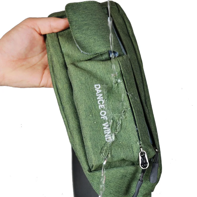 Мульти-карманы поясная сумка бизнес поясная сумка Противоугонная портативная Мужская Женская поясная сумка с отверстием для наушников регулируемый ремень