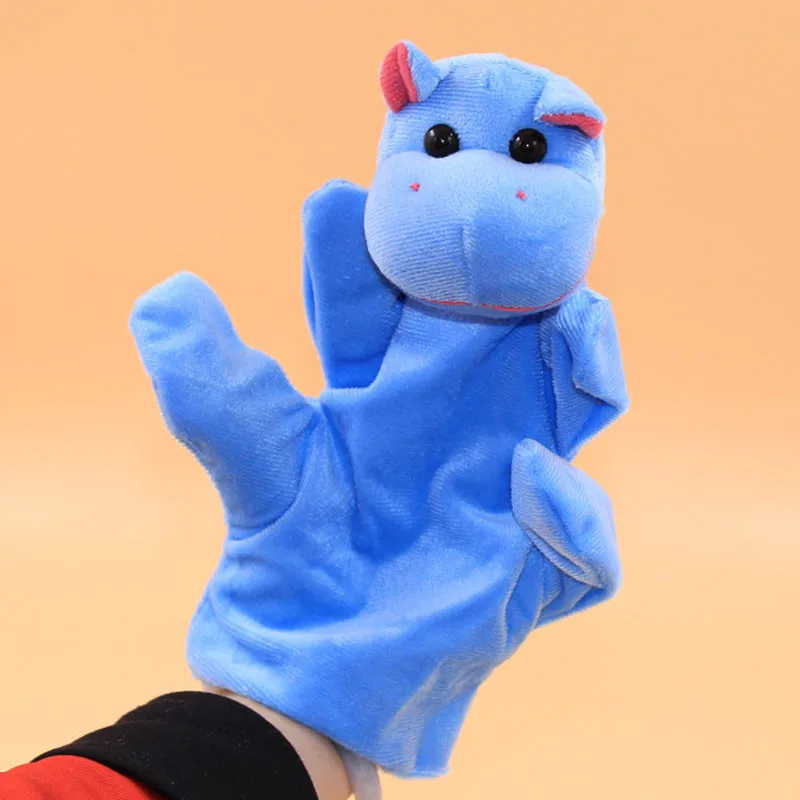 Забавные игрушки милые животные ручные перчатки пальчиковые куклы Плюшевый подарок для детей - Цвет: A