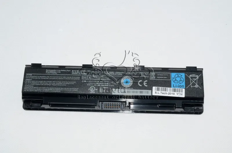 JIGU PA5023U PA5024U PA5025U PA5026U PABAS259 PABAS260 PABAS261 PABAS262 оригинальный ноутбук Батарея для Toshiba l800-c07b
