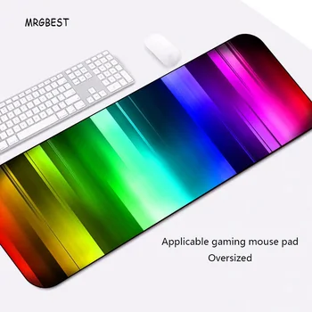 

MRGBEST Creative Colorful Desk-mat Large Size XXL Mouse Pad Locking Edge Comfortable Speed-control for Playing Games