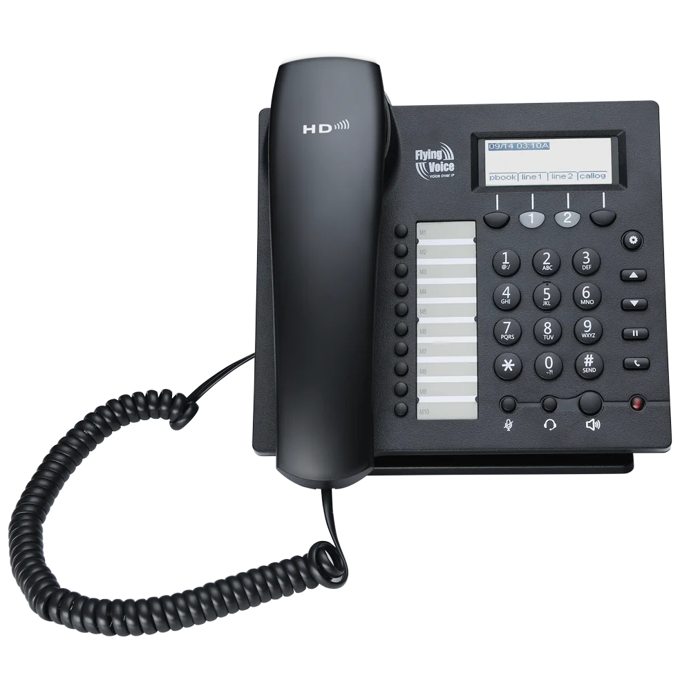 Беспроводной IP телефон стандарт Flyingvoice IP622CW поддержка Wi Fi 2 sip счета TR069 с 10