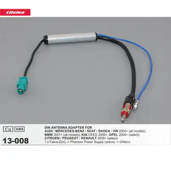 

Car Radio Antenna Adapter Wire For CITROEN C-Zero/C1/C2/C3/C4/C5/C6/C-Crosser/C-Elysee/DS3/DS4/DS5