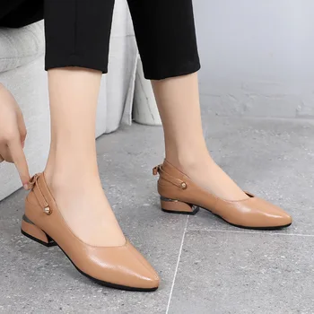 

2020 Spring And Summer Plus Size Flat Shoes Pointed Ladies Large Size Shoess Flats Single Shoes