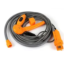 12 В Электрический Автомобильный штекер открытый Кемпер караван Ван Кемпинг путешествия Душ портативный