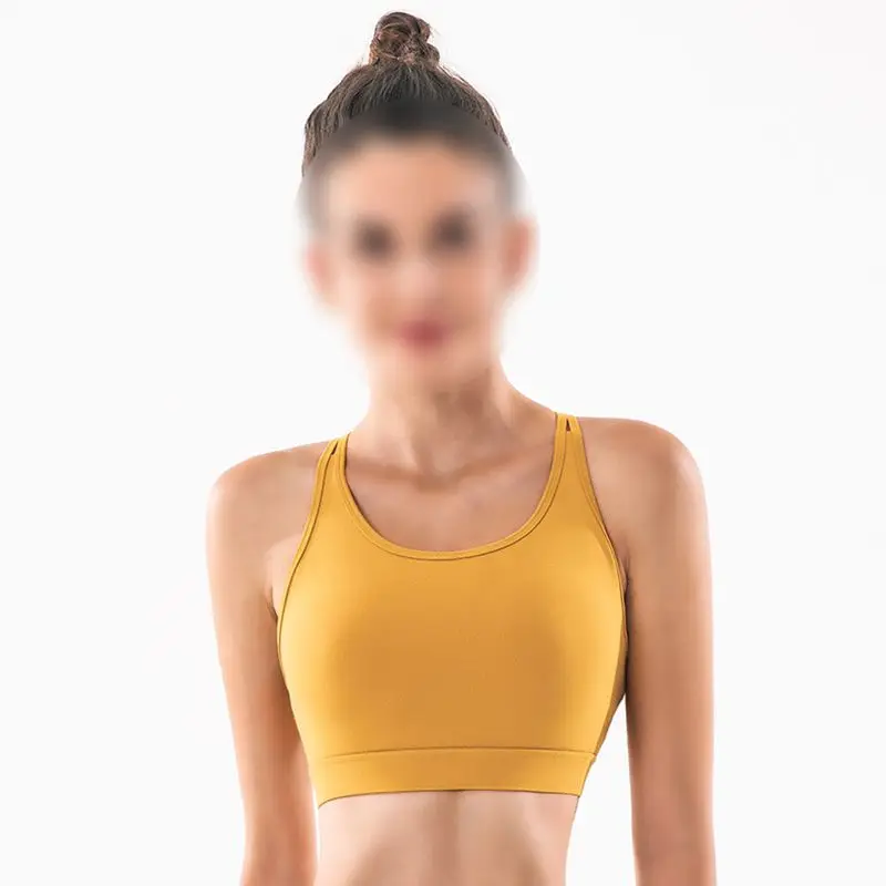 High quality Breathable Cross Shockproof Sports Bra Women Sexy Sports Underwear Practical Running Gym Fitness Workout Yoga Vest