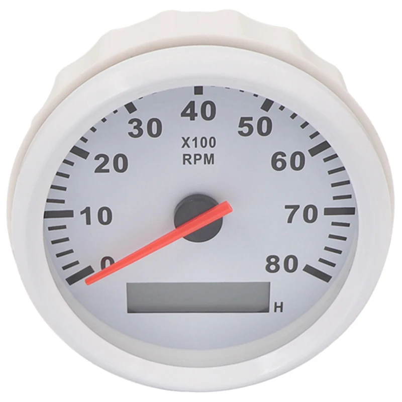 Universal rpm meter motorcycle Auto Tachometer for Marine Boat Outboard