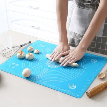 

Silicone Baking Mat Thickening Flour Rolling Scale Mat Kneading Dough Pad Baking Pastry Rolling Mat Bakeware Liners