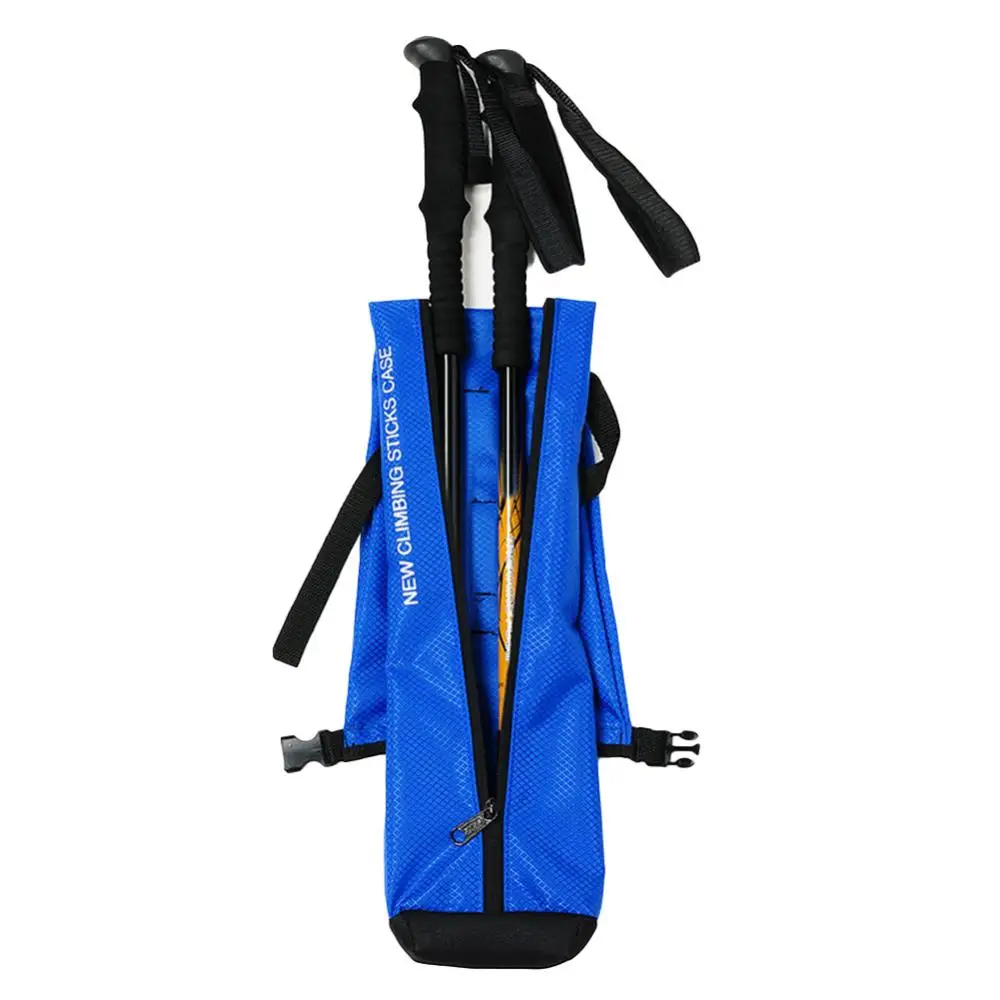 75% Discounts Hot! Foldable Outdoor Hiking Alpenstock Storage Bag Trekking Poles Sticker Container