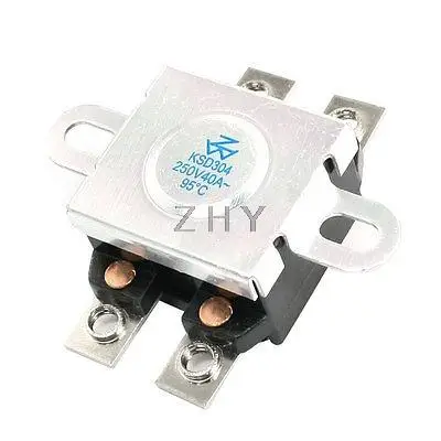 

95C NC 4 Pin Solder KSD304 Temperature Control Switch Thermostat 40A 250VAC