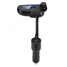 T91 1,8 дюймов Bluetooth 5,0 громкая связь, встроенная в транспортное средство Автомобильный MP3-плеер QC3.0 fm-передачи mp3 плеер