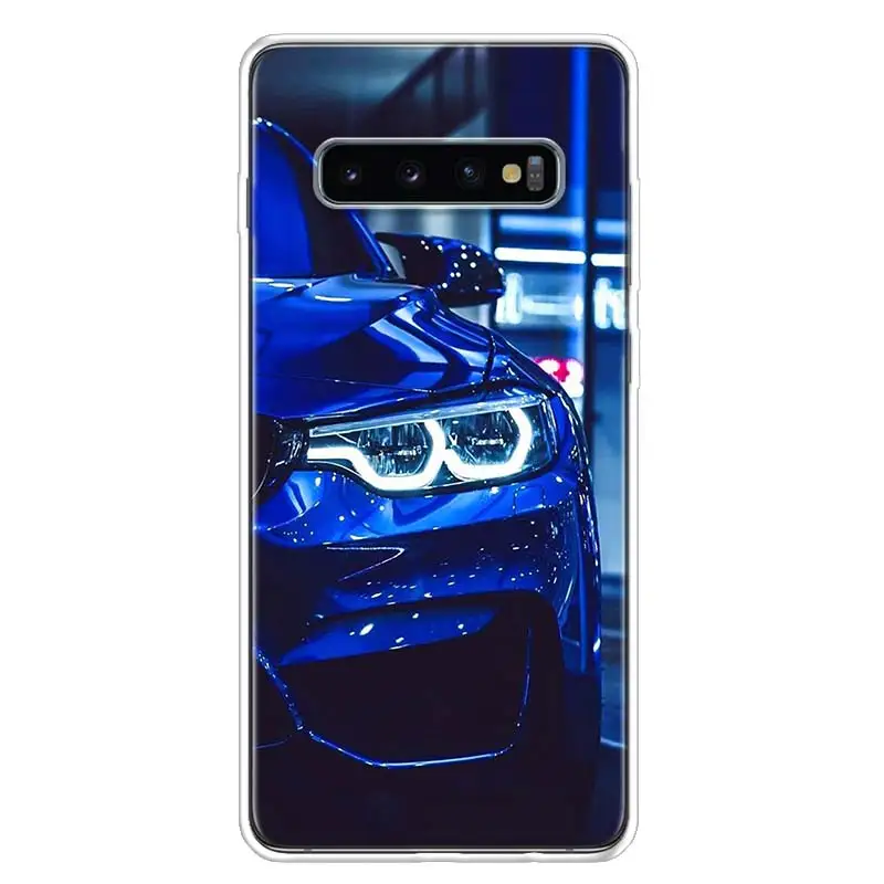 Blue Red Car for Bmw Cover Phone Case For Samsung Galaxy A10 A20E A30 A40 A50 A70 A50S A80 M30S A6 A7 A8 A9 Plus+ Coque