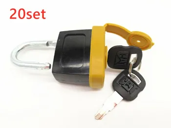 

20set 246-2641 Padlock with 2 Key 5P8500 For Caterpillar CAT 5p8500 40keys