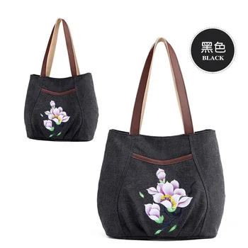 

2020 spring and summer new Korean trend canvas women bag casual ladies handbag wild fashion solid color shoulder bag