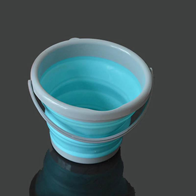 

Fishing Bucket Barrel Space-saving Foldable Silicone Camping Outdoor High quality Brand New