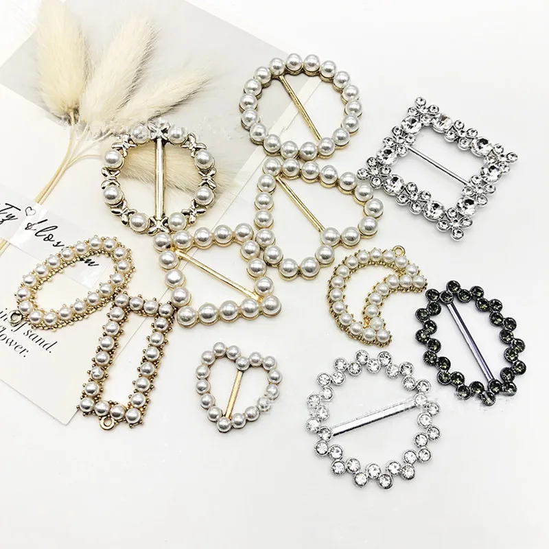 Разнообразные пряжки стразы жемчужные для пригласительных открыток Свадебная