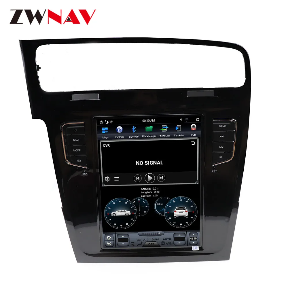Excellent 4GB RAM Android 8.1 Tesla style Car GPS navigation For Volkswagen/VW GOLF 7 2013+ multimedia player headunit radio tape recorder 3