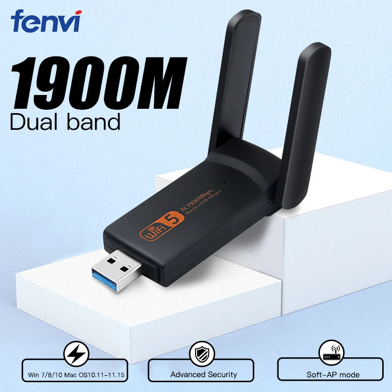 Dual Band 1900m Usb3 0 Wifi 300m 1900mbps 802 11ac Usb Wifi Adapter For Pc Laptop Wireless Network Wlan Desktop 2 4g 5g Antenna Card Nintendo Modem Bluetoothcard Tray Aliexpress