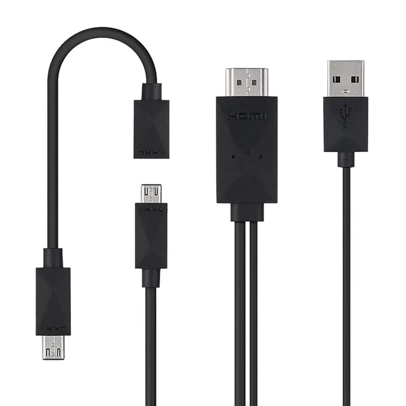 S4 S5 к HDMI Android Micro 5PIN+ 11PIN к HDMI Mhl видео адаптер 1080P MHL MicroUSB Hdmi Кабель-адаптер