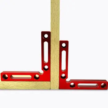 

L-Shaped Fixture Auxiliary Jig Square Right Angle Protractor Corrosion-resistant Clip Carpenter Woodworking Tool