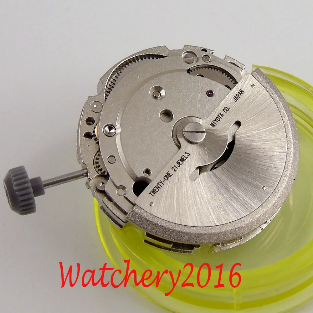 

21 jewels miyota 8215 date window no hack second automatic mechanical movement