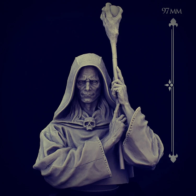 1/10 шкала resin Смола Бюст некроманта GK фигура