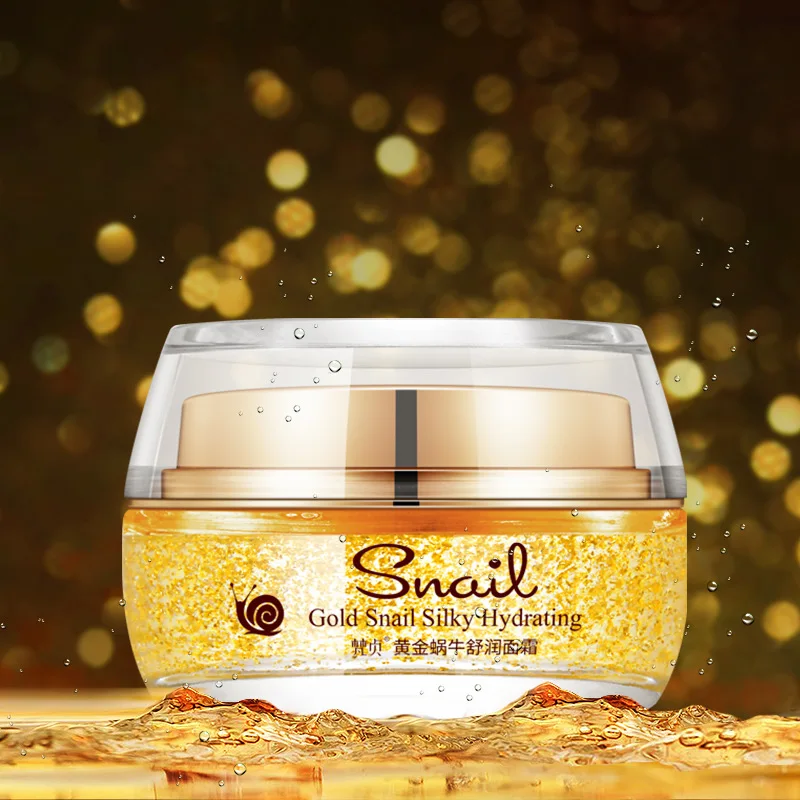 

Snail Cream Oil Control 24k Gold Cream Moisturizing 50ml Whitening day night cream anti aging wrinkle cream