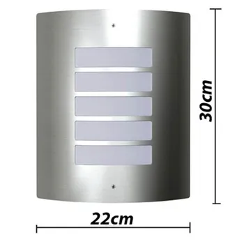 

2 Pack Solar Wall Light Staircase Lamp Outdoor LED Step Stairs Light Waterproof Stainless Garden Household Wall Lighting 60W