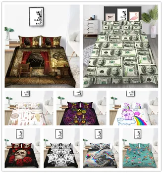 

Home Textile Bedding set Single Double King Size cartoon pattern Bedding Cover Suit for kids boys of Comforter Cover Set