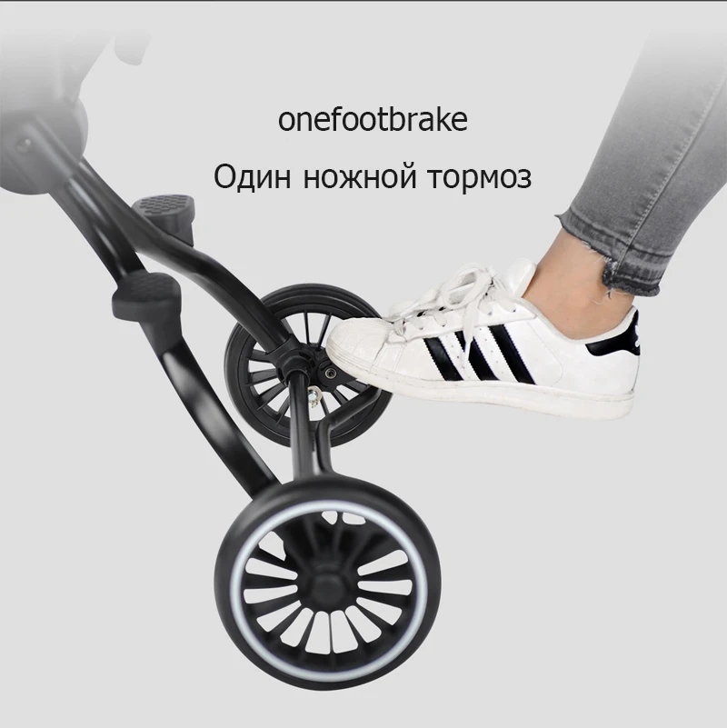 Коляска детская коляска для перевозки Складная коляска складная переносная Складная легкая детская коляска на самолете четыре колеса