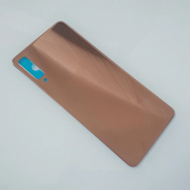 Для Samsung Galaxy A7 A750 задняя крышка батарейный чехол Чехол на заднюю крышку 3D стеклянная крышка Замена для Galaxy A750 A750F