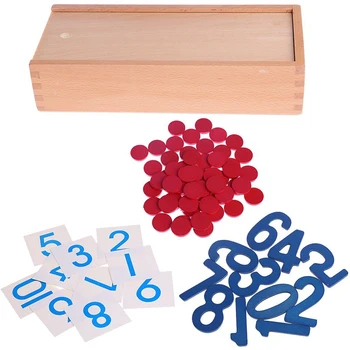 

Digital Cards Counter Teaching Aid School Math Homeschool Curriculum Toy Assists in Teaching The Sequence of Numbers