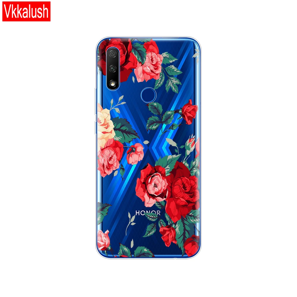 80358 Для Honor 9X Global чехол Honor 9X Premium чехол Силиконовый ТПУ мягкий чехол для телефона для huawei Honor 9X Premium STK-LX1 бампер - Цвет: 80358