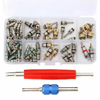 

High Quality Auto Car R12 &R134a A/C Air Conditioners Valve Core Remover Tool Kit 102pcs/Set Tools