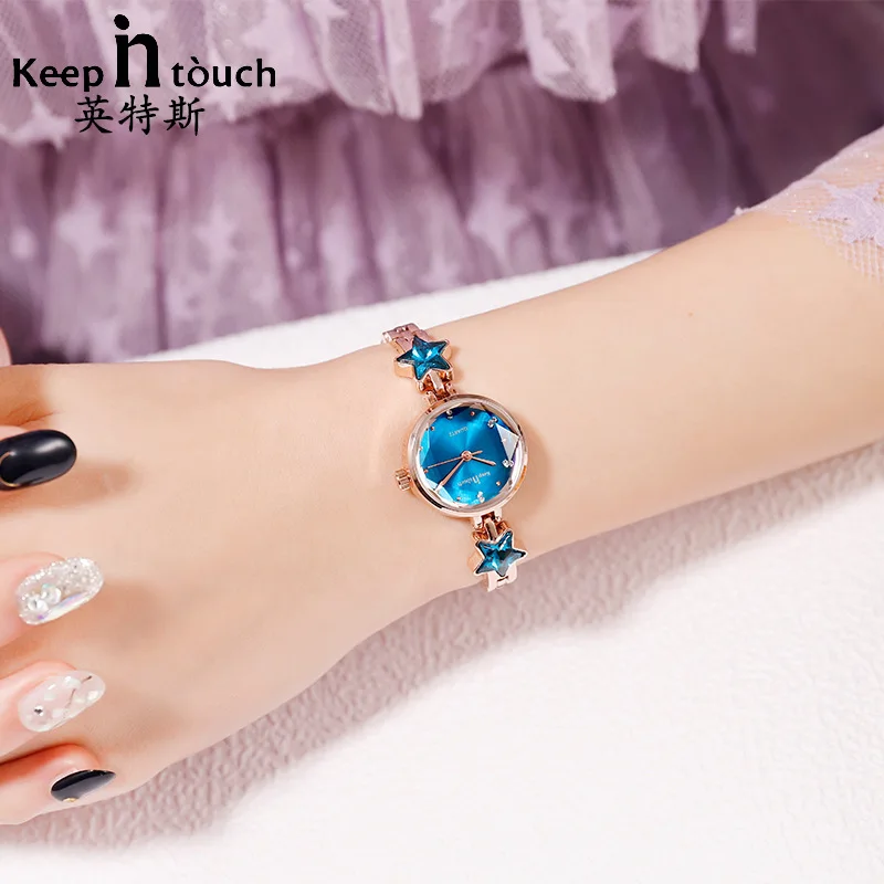 

Douyin Hot Selling Watch Women's 2019 New Style Five-pointed Star Hipster Quartz Watch Women's Waterproof Students Bracelets Wat