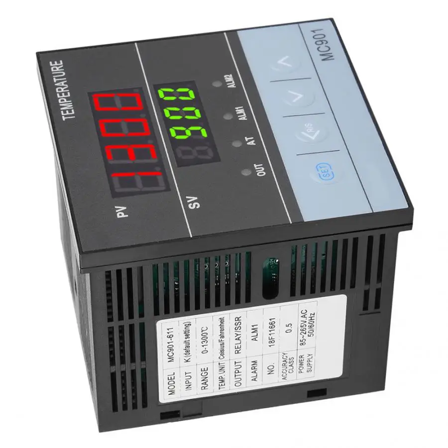 MC901 цифровой PID регулятор температуры K Тип PT100 датчик входного реле SSR выход