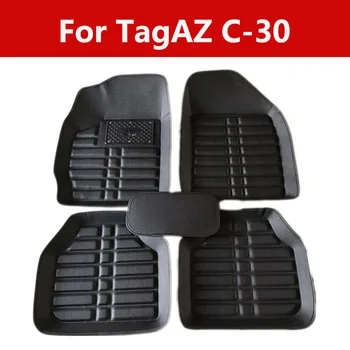 

Car Floor Mats Foot Rugs Auto Carpets Car Stickers Styling For Tagaz C-30 All Weather Protector Mat