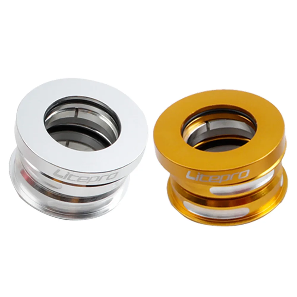 Litepro 44mm Built-in Bearing Headset Aluminum Alloy CNC Titanium-plating Da-hon Folding Bike Headset