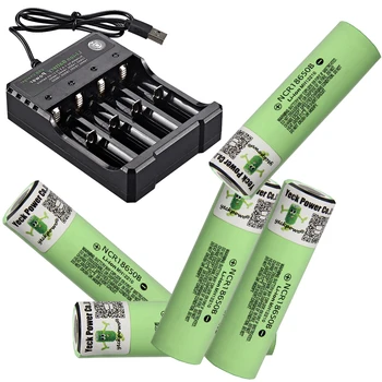 

YECKPOWO 18650 battery li-ion ncr18650b rechargeable batteries ion 3400mah 3.7V akkumulator f li-ion battery 18650 charger